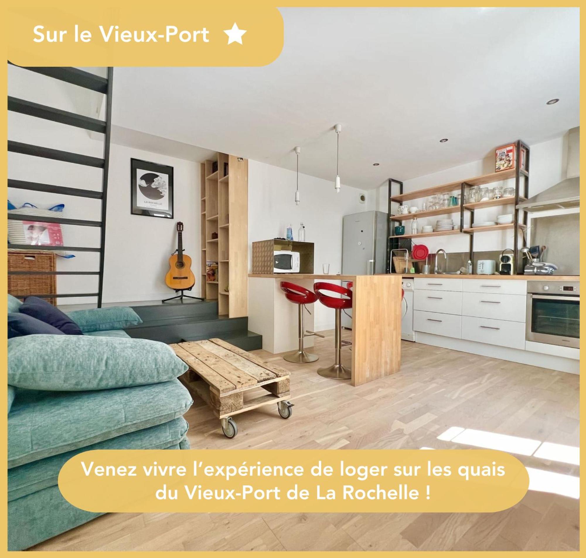 לה רושל Appartement Sur Le Port - Duplex Cosy & Moderne Face Au Port - Wifi Gratuite - Parfaitement Equipe מראה חיצוני תמונה